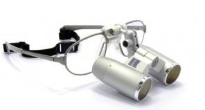 Lupenbrille Carl Zeiss Titan (NUR Fassung & Flip-Up Haptik)