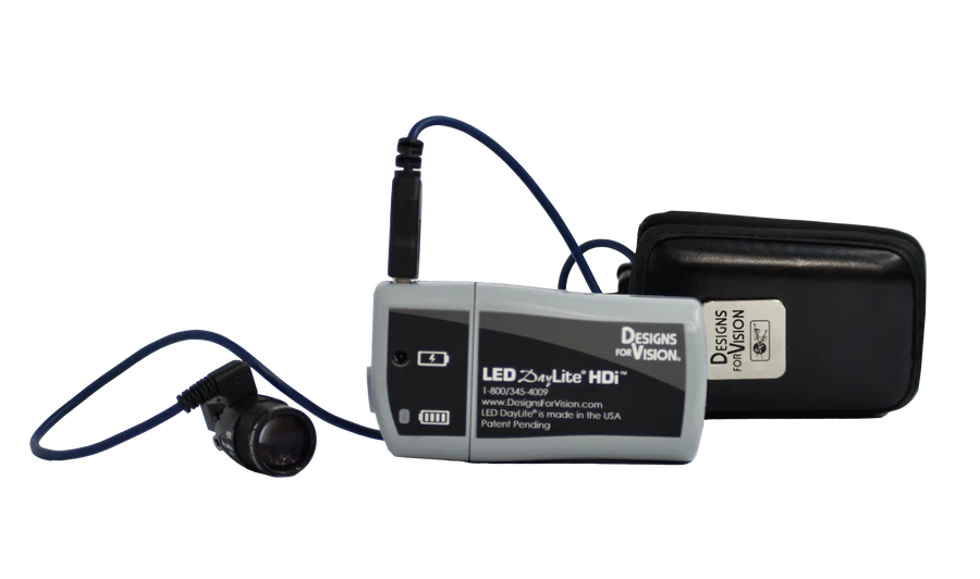 Lupenbrille Designs for Vision 3.5x-4.5x Panaramic YEOMAN TTL inkl. LED