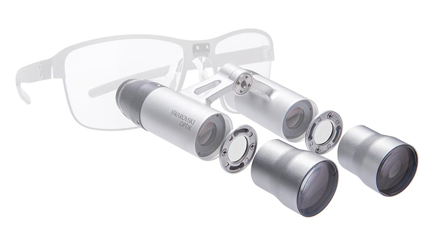 Oculaires d'appoint Macro-Line 1.5x pour oculaires de lunettes-loupes Swarovski/Zeiss
