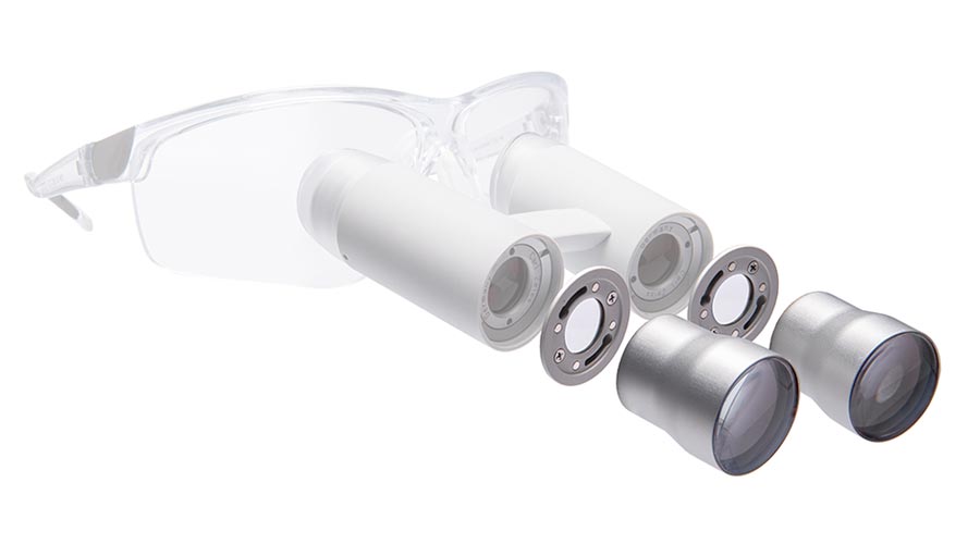 Oculaires d'appoint Macro-Line 2.5x pour oculaires de lunettes-loupes Swarovski/Zeiss