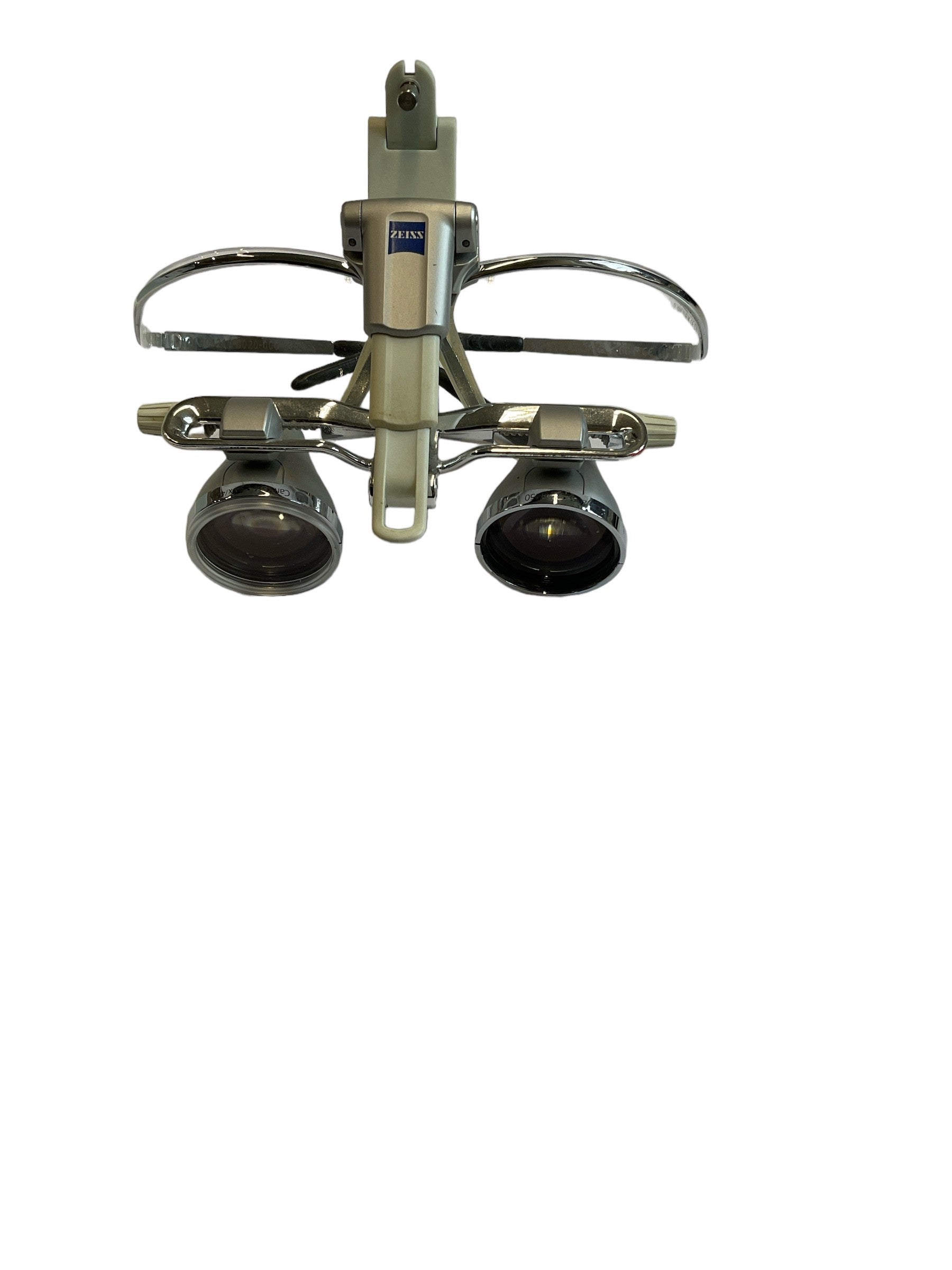 Lupenbrille Carl Zeiss Spritzschutz auf Okular